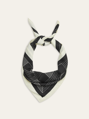 Geometric Print Square Scarf