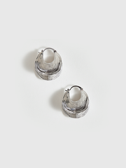 Textured Hoop Earrings