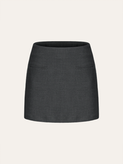 Mid-Waist Mini Skirt