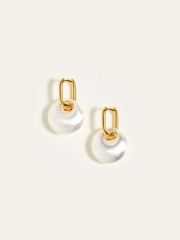 Matte Pearl Drop Earrings