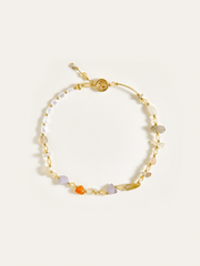 Colorful Stone Double-Layered Bracelet