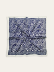 Paisley Print Square Scarf