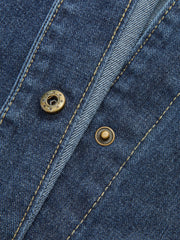 Belted Denim Shirt Jacket