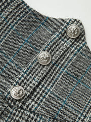 Plaid Pleated High-Waist Mini Skirt