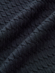 Contrast Trim Knitted Polo Shirt