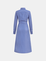Striped Knot Shirt Dress
