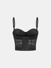 Chain Strap Boned Corset Top