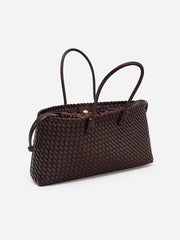 Woven PU Tote Bag