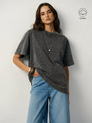 Cotton Washed Short Sleeve T-Shirt