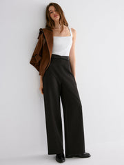 High-Waisted Wide-Leg Pants