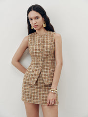 Tweed Mini Skirt