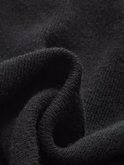 Contrast Trim Wool-Blend Knit Top