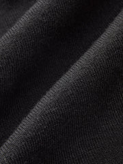 Contrast Cuff Collared Knit Maxi Dress