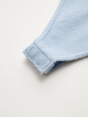 Henley Neck Button-Down Knit Bodysuit