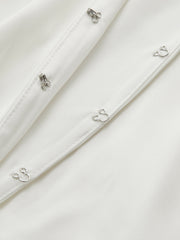 Satin Hook-and-Eye Bodysuit