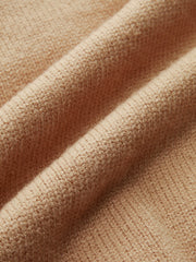 Contrast Stitch V-Neck Knit Sweater