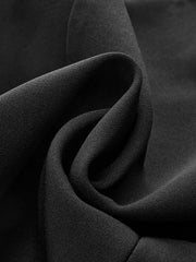 Metal Detail Asymmetric Skort
