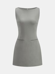Sleeveless Mini Fitted Dress