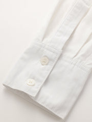 2 in 1 Collared Cotton-Blend Bodysuit